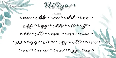 Niliya font