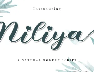 Niliya font