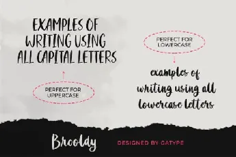 Brooldy font