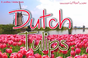 Dutch Tulips font