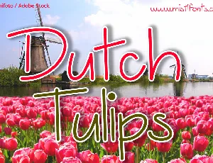 Dutch Tulips font
