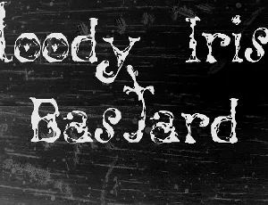 Bloody Irish Bastard font