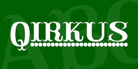 Qirkus font