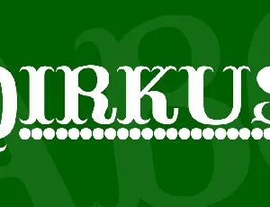 Qirkus font