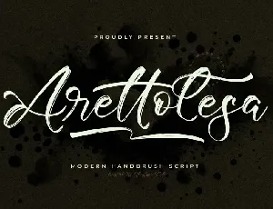 Arettolesa font