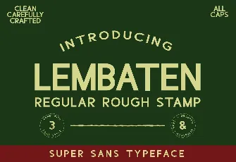 Lembaten font