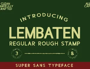 Lembaten font