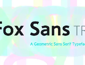 Fox Sans TRF Family font