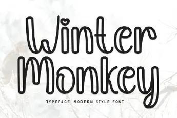 Winter Monkey font