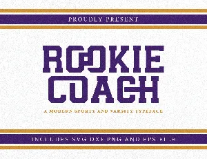Rookie Coach font
