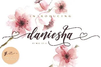 Daniesha Script Free Download font