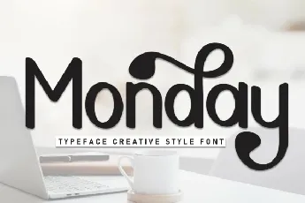 Monday Display font