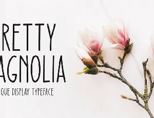 Pretty Magnolia font