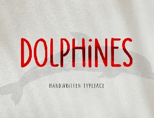 DOLPHINES-DEMO font
