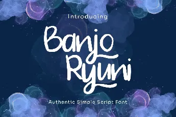 Banjo Ryuni font