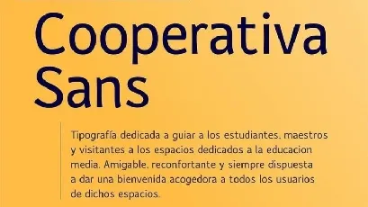 Cooperativa Sans font