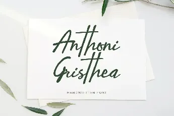 Anthoni Gristhea font