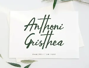 Anthoni Gristhea font