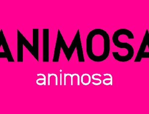 Animosa Family font