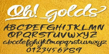 Oh! golds font