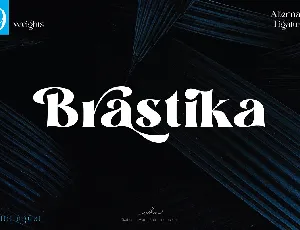 Brastika font