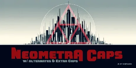 Neometra Caps font