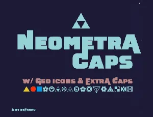 Neometra Caps font