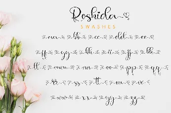 Roshida font