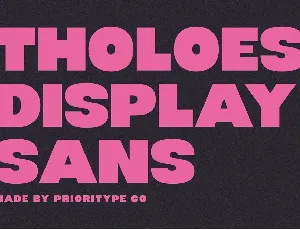 Tholoes font