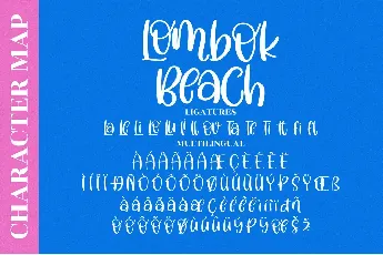 Lombok Beach font