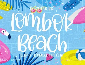 Lombok Beach font