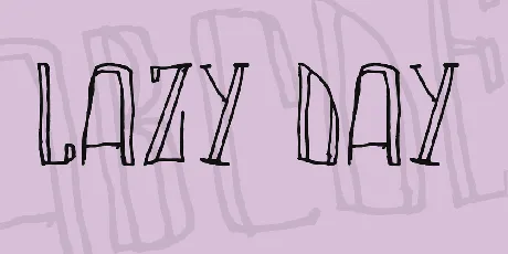 LAZY DAY font