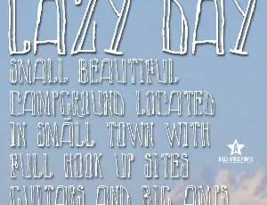 LAZY DAY font