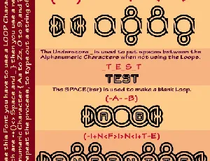 Loopy BRK font