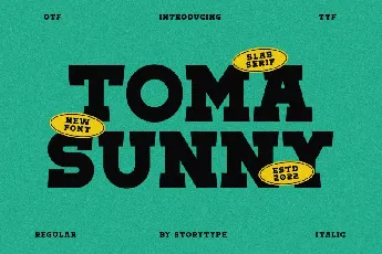 Toma Sunny font