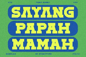 Toma Sunny font