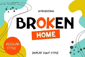 Broken Home font