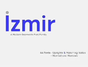 Izmir Family font