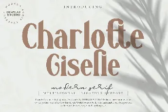 Charlotte Giselle font