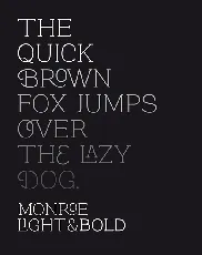 Monroe Typeface font