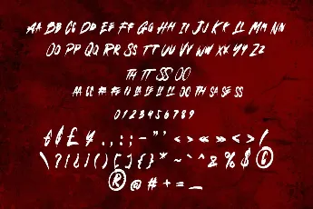 Naxrsoul Cather font