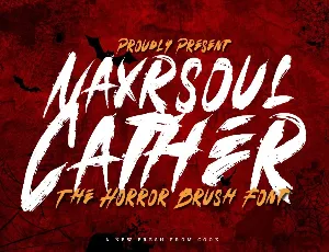 Naxrsoul Cather font