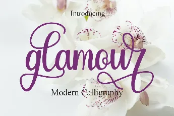 Glamour font