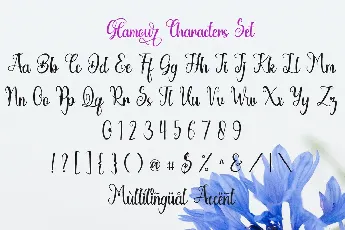 Glamour font