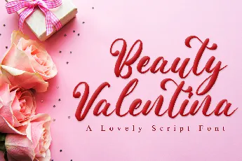 Beauty Valentina font