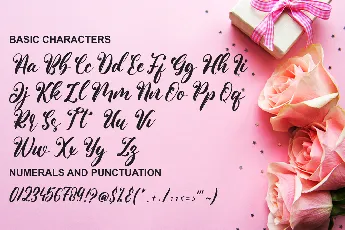 Beauty Valentina font