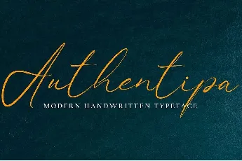 Authentipa font