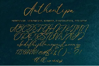 Authentipa font