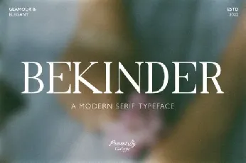 Bekinder font