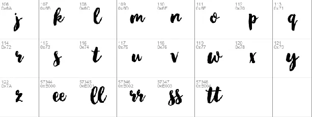 Mellany Script font